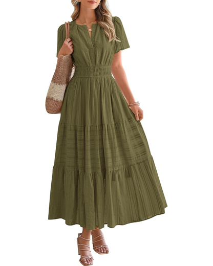 SiennaFlow™ Pocket Maxi Dress