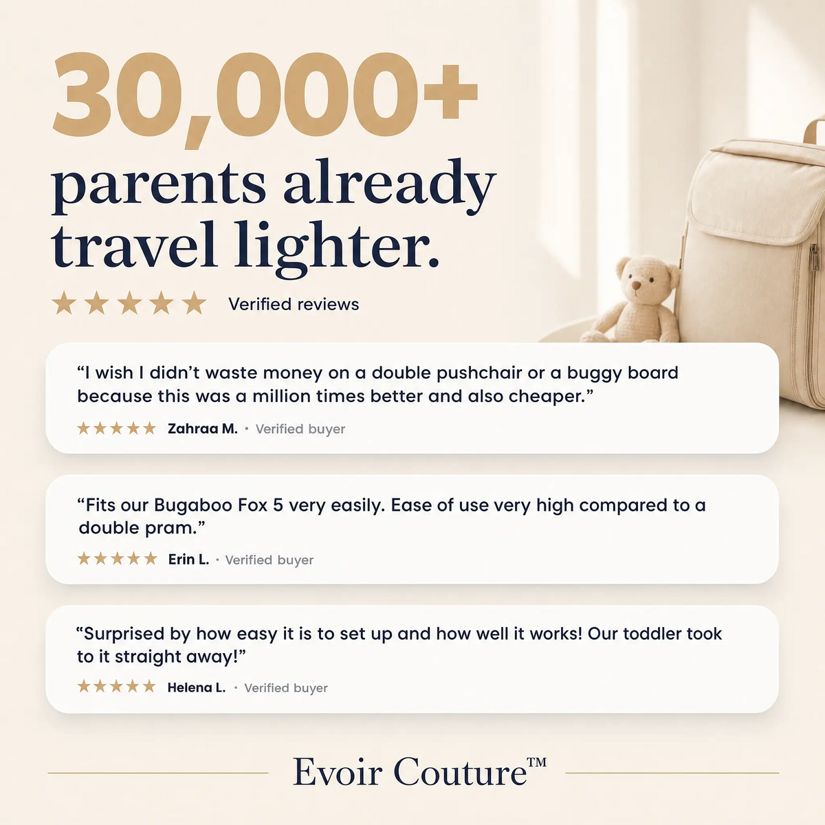Evoir Couture™ Stroller Hammock Seat