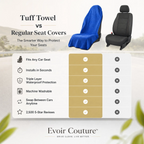 Evoir Couture™ Waterproof Car Towel Seat Cover